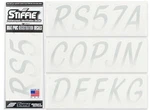 Stiffie Whipline WL67 Boat Pwc Numbers Decal Registration Seadoo Silver White. Price: $23.95.