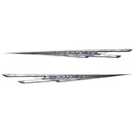 Crestliner Boat Decal 2140542 Vision Silver Blue Stickers (set Of 2) New. Price: $101.14.