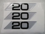Ranger Raised Decal For 20 Models (set Of 3) Silver & Black 7604008 Marine Boat New. Price: $34.95.