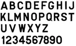 Seachoice 74361 Gothic Letter-black X-10PACK New. Price: $30.43.