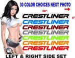 Crestliner Boats Decals 30 Color Options Message For Other Sizes New. Price: $27.88.