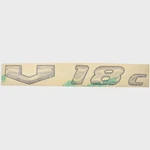 Suncatcher Boat Model Decal Sticker 73405322 V18C Silver Black New. Price: $33.13.