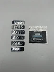 Oem Mercury Mercruiser 37-13722A12 Decal Set Sterndrive Alpha One -PACK6 New. Price: $12.00.