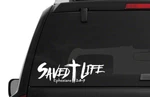 Saved Life Christian Vinyl Decal Window Sticker Pro Jesus God Ephesians New. Price: $5.99.