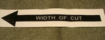 Vintage John Deere 46 50 Deck Width Of Cut Decal 100 200 300 Series M44103 Nla New. Price: $8.55.