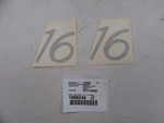 Lund 16 Decal Pair (2) 1/8" X 3/8" 1988240 Pewter Marine Boat New. Price: $19.95.