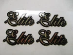 Ski Centurion Elite Raised Decal (set Of 4) Black & Gold Marine Boat New. Price: $24.95.
