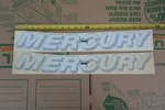 Mercury Quicksilver Boat Cowling Decal 37-896858001 Pair Used. Price: $40.00.