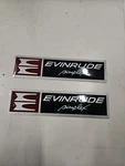 Evinrude Johnson 381-370 Decals, Emblem Only (2 FOR$16) Nos Oem OMC18 New. Price: $16.00.