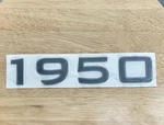 Tahoe 1950 Oem Boat Decal Pair (2) Domed Gunmetal New. Price: $18.00.
