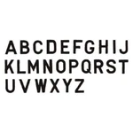 Seachoice 74131 - Gothic 3" Black"a" Letter Stickers New. Price: $15.29.