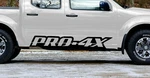 Nissan Frontier PRO-4X Pickup Premium Vinyl Decal 2-PACK 58" Wide 9" Tall New. Price: $134.62.