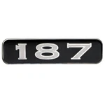 Triton Boat 187 Decal 7C326 5 1/4 X 3/8 Inch Black Silver New. Price: $22.00.