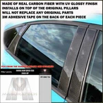 Fits Dodge Ram 2009-18 Real Black Carbon Fiber Window Pillar Posts 4 Pcs New. Price: $99.00.