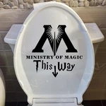 Vinyl Toilet Sticker For Bathroom & Washroom - Waterproof Indoor Outdoor Decal New. Price: $15.99.