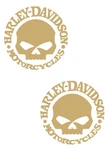 Harley Davidson Gold Decals #2 Pieces Willi Vinyl X5 New. Price: $9.99.