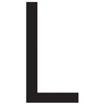 Seachoice 74241 3" Gothic Letter "l" Black Pack Of 10 New. Price: $11.23.