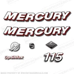 Fits Mercury 2006 115HP Optimax Decal Kit - Discontinued For Outboard Engines New. Price: $114.95.