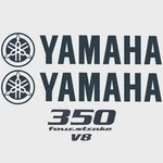 Yamaha Boat Cowling Decal HW2562 350 Four Stroke Gray Stickers (kit) New. Price: $165.04.