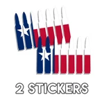 Texas State Flag Bullets Decal Tx Pro Gun Pistol Sticker 2 Set Of 7 Pack New. Price: $8.99.