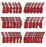 3" Boat Registration Numbers And Letters Sticker A-z & 0-9 Red New. Price: $31.23.
