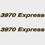 Cruisers Boat Decal Stickers V1687100 3970 Express Gold Black (pair) New. Price: $20.06.