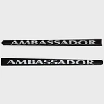 Avalon Ambassador Boat Raised Decals 084292 Black/silver (set Of 2) New. Price: $33.84.