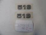 Ranger 519 Raised Decal Pair (2) 5" X 1/2" 7604258 Silver & Black Marine Boat New. Price: $19.95.
