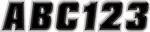 Hardline Sticker Kit - For 2" Black/silver BLKSI500 New. Price: $22.69.