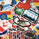 50PCS Country Flag Pack Travel Lover Stickers Decals For Laptop Luggage Notebook New. Price: $13.99.