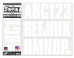 Stiffie Uniline White 3" Super Sticky Boat & Pwc Registration Decals Num. Price: $35.69.