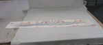 Lowe Graphic Hull Decal 57 1/2" X 2356661 Blue & Black Gray Marine Boat New. Price: $59.95.