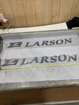 Larson Raise Boat Decal Lettering. Lxi Sei Senza Etc Used See Pics & Descriptio. Price: $55.00.