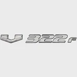 Suncatcher Boat Model Decal Sticker 73405334 V322F Silver Black New. Price: $33.13.