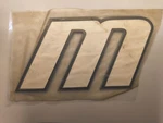 Emblem, Malibu Logo, White New. Price: $80.00.