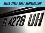 Boat Registration Numbers 3D Domed Raised Decals Black Marine Grade New. Price: $88.00.