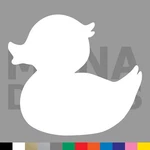 Rubber Vinyl Die Cut Decal Sticker - Duckie Jeep New. Price: $11.49.