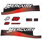 Marine Outboard Decals Set For Mercury 2-STROKE 50 Hp Motor (red) New. Price: $46.74.