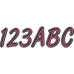 Hardline I.d. Sticker Kit - Series Burgundy RUBKG400 New. Price: $25.60.