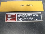 Johnson Evinrude Omc 0381370 Emblem And Env J303 New. Price: $12.00.