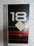 341767 Omc Johnson 18 Hp Rear Frame Plate Decal 1997, Smoke New. Price: $60.78.