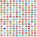 384 Pieces World Assorted Country Flag Stickers Decals Planner Travel Mi New. Price: $12.48.