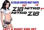 Nitro Boat Hull Replacement Decals Bass 30 Color Choices New. Price: $48.00.