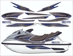 Yamaha Waverunner Xlt 1200 2005 Graphics / Decal Sticker Kit Blue New. Price: $98.00.