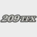 Yar-craft Boat Raised Brand Decal LH7011 209 Tfx White Sticker New. Price: $22.07.