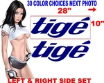 Tige Decals Boats 30 Color Choices Other Size Options Available New. Price: $27.88.