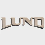 Lund Boat Iron-on Emblem Applique 1988346 Beige Black New. Price: $15.03.