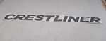 Lowe Crestliner Raised Decal 44" X 3/16" Silver & Black U37664-01 Boat New. Price: $64.95.