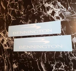 Bennington Boat Stickers Decals Gloss White 22 (2) Fast Usa New. Price: $32.00.