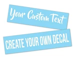 Design Your Own Custom Decal Text Name Sticker Compatible With Tumbler Cup, L... New. Price: $32.47.